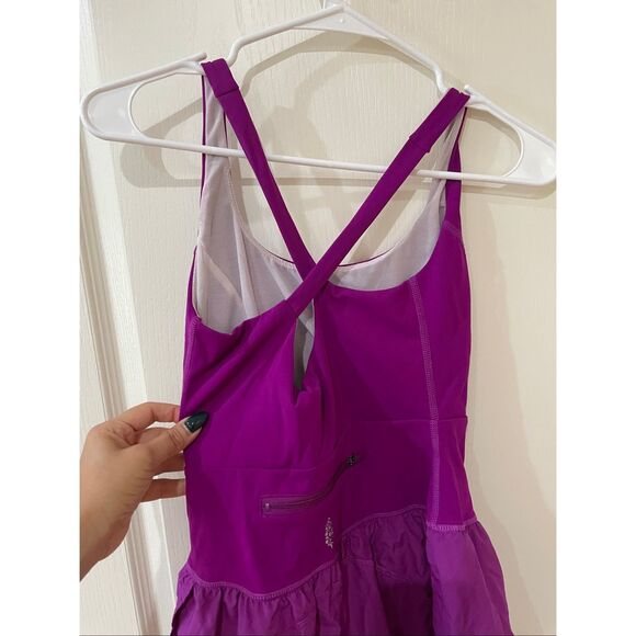 Free People Righteous Runsie Vivid Violet Size XS - Picture 5 of 7